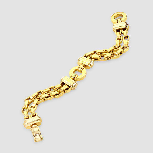 David Morris double row bracelet 