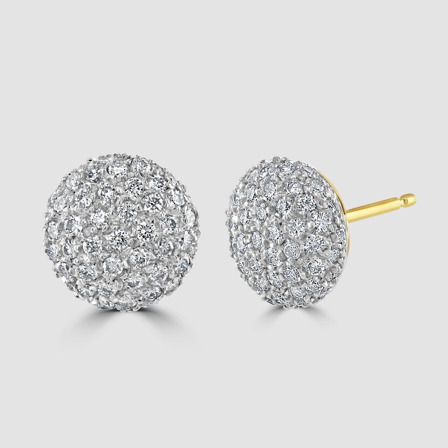 Diamond stud earrings