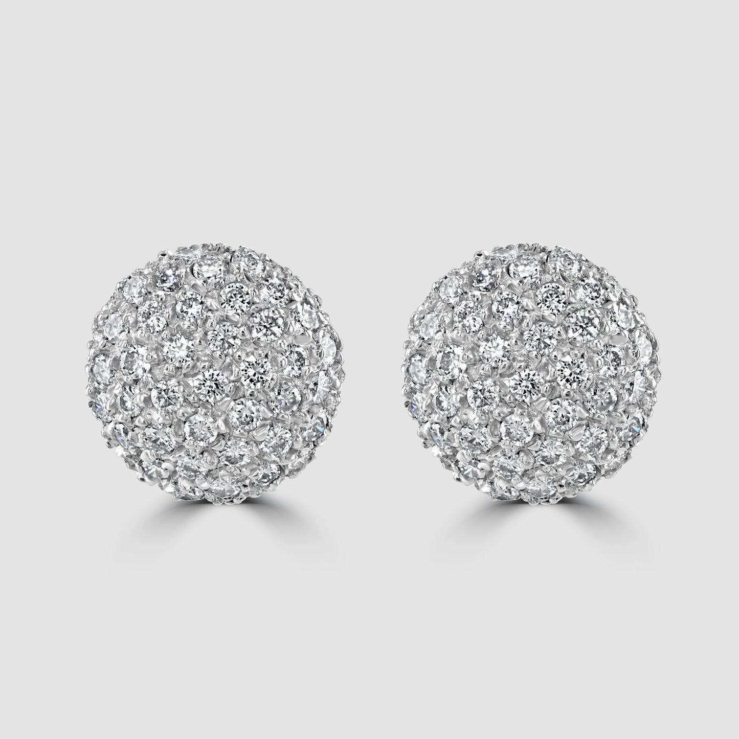 Diamond stud earrings