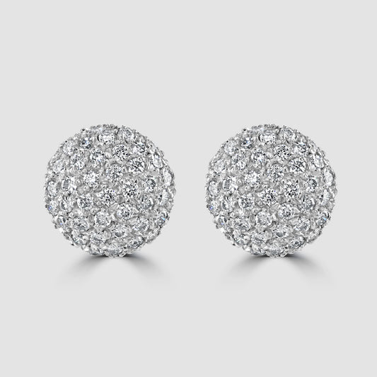 Diamond stud earrings