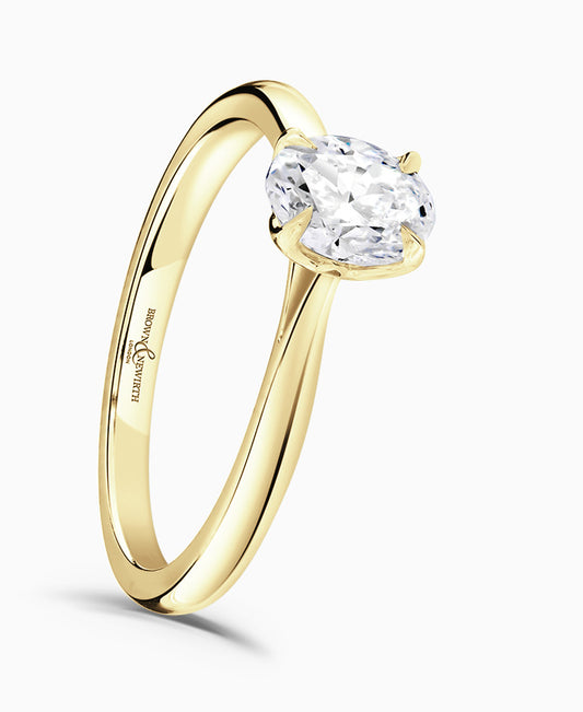 Brown & Newirth Oval Cut Solitaire Engagement Ring