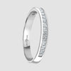 Diamond half eternity ring