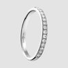 Pave set diamond eternity ring