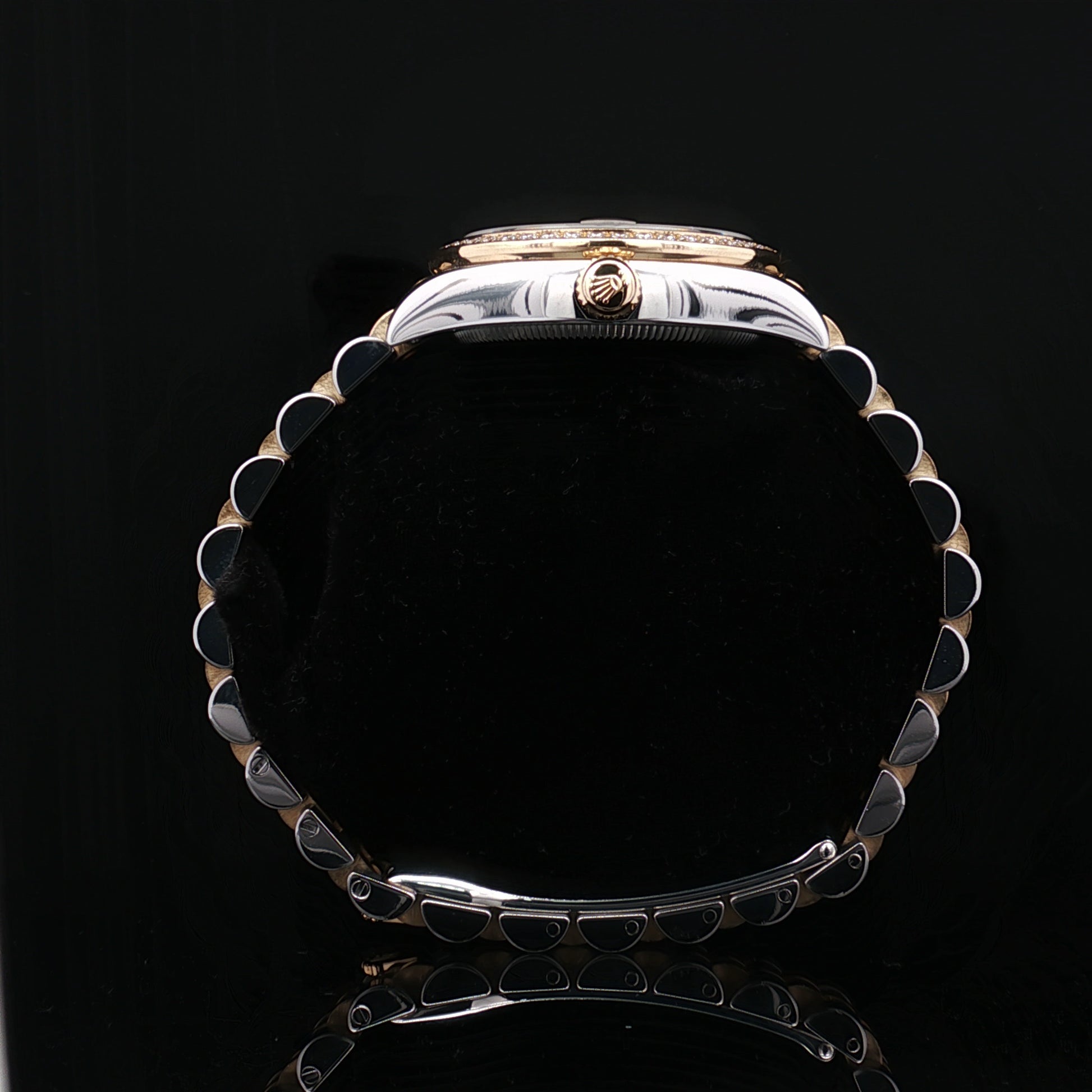 Rolex Datejust 31 with factory diamond dial and bezel