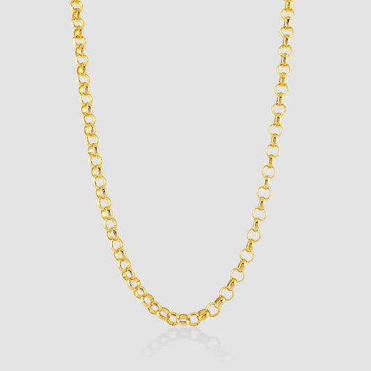 9ct yellow gold chunky belcher chain