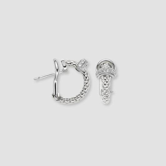18ct White Gold Prima 0.18ct Diamond earrings