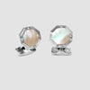 Octagonal Cufflinks with Mother-of-Pearl