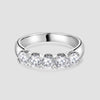 Platinum five stone eternity ring