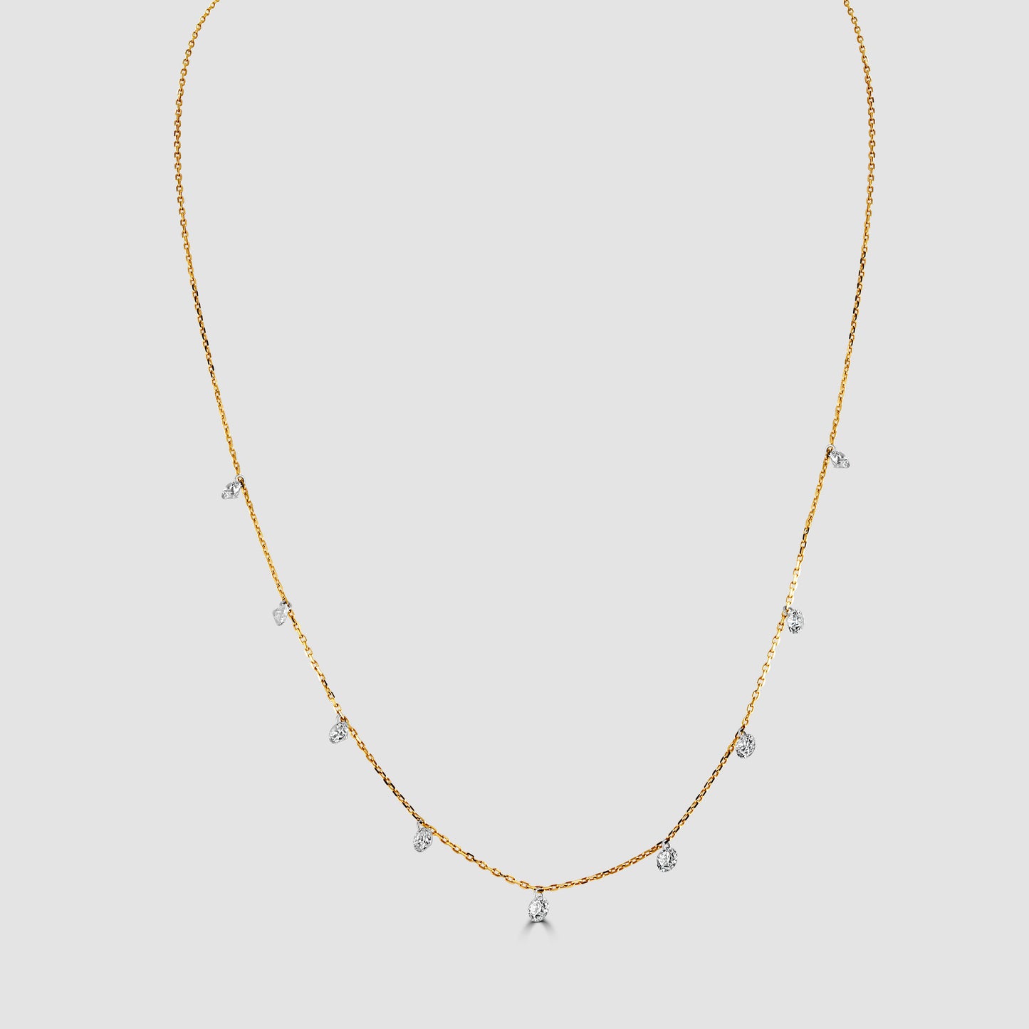 Hirsh of London suspense diamond necklace