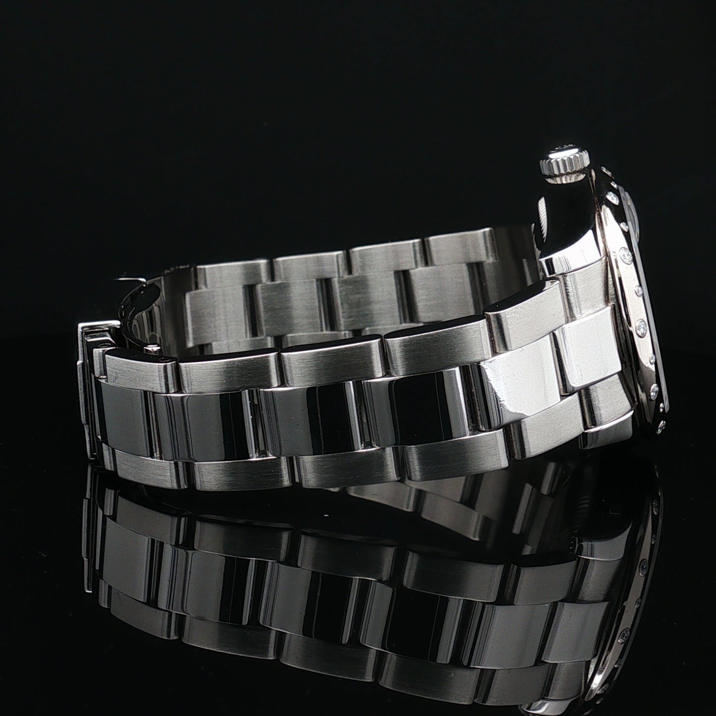 Rolex Datejust 31mm with scattered diamond bezel