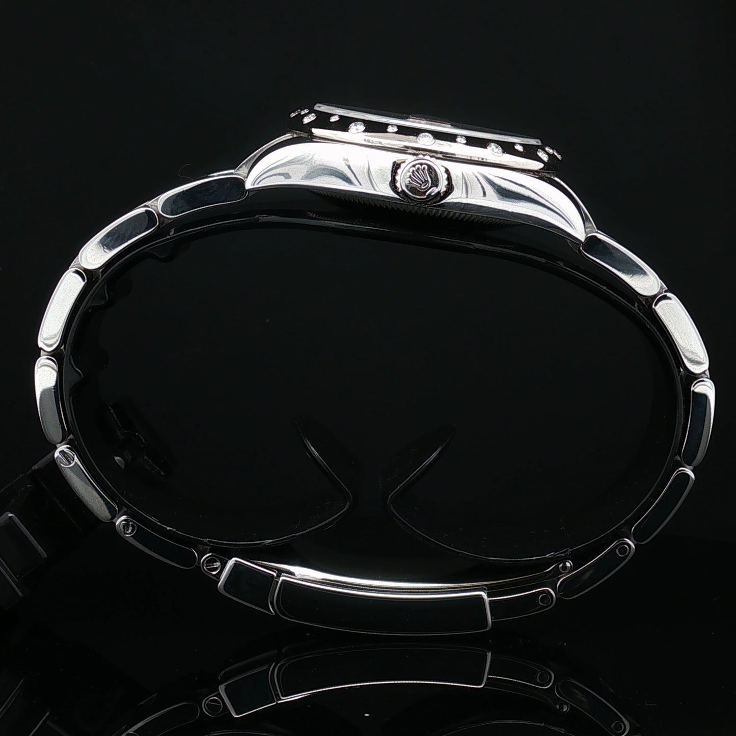 Rolex Datejust 31mm with scattered diamond bezel