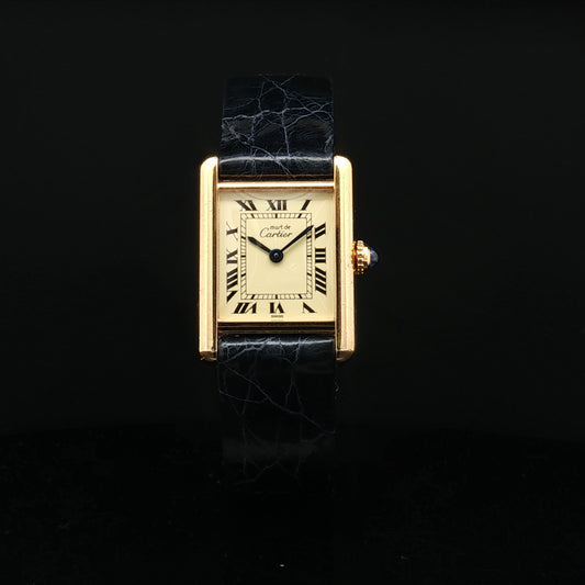 Must De Cartier Tank Vermeil 