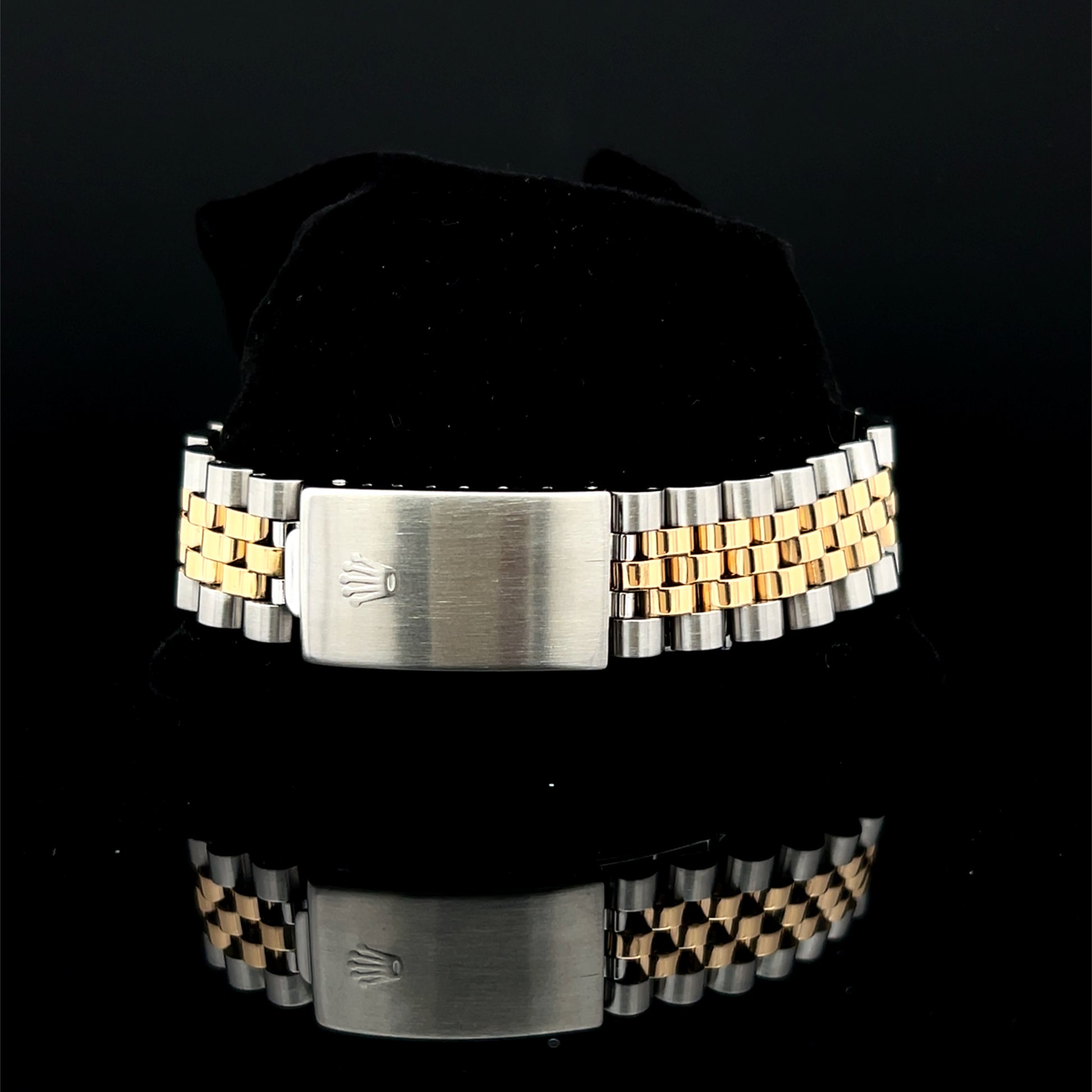 Rolex Datejust steel and gold with factory diamond dot dial