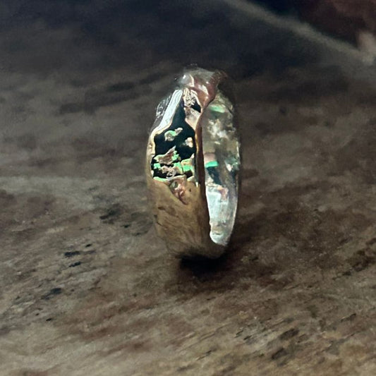 Luna Fusion 9ct Gold and Silver Ring