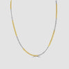 Vintage 18ct yellow gold and platinum chain