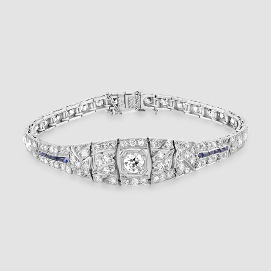 Art Deco Sapphire and diamond bracelet 