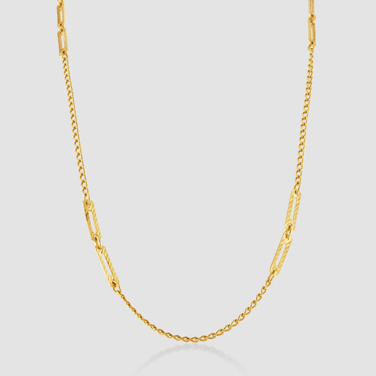 18ct yellow gold necklet