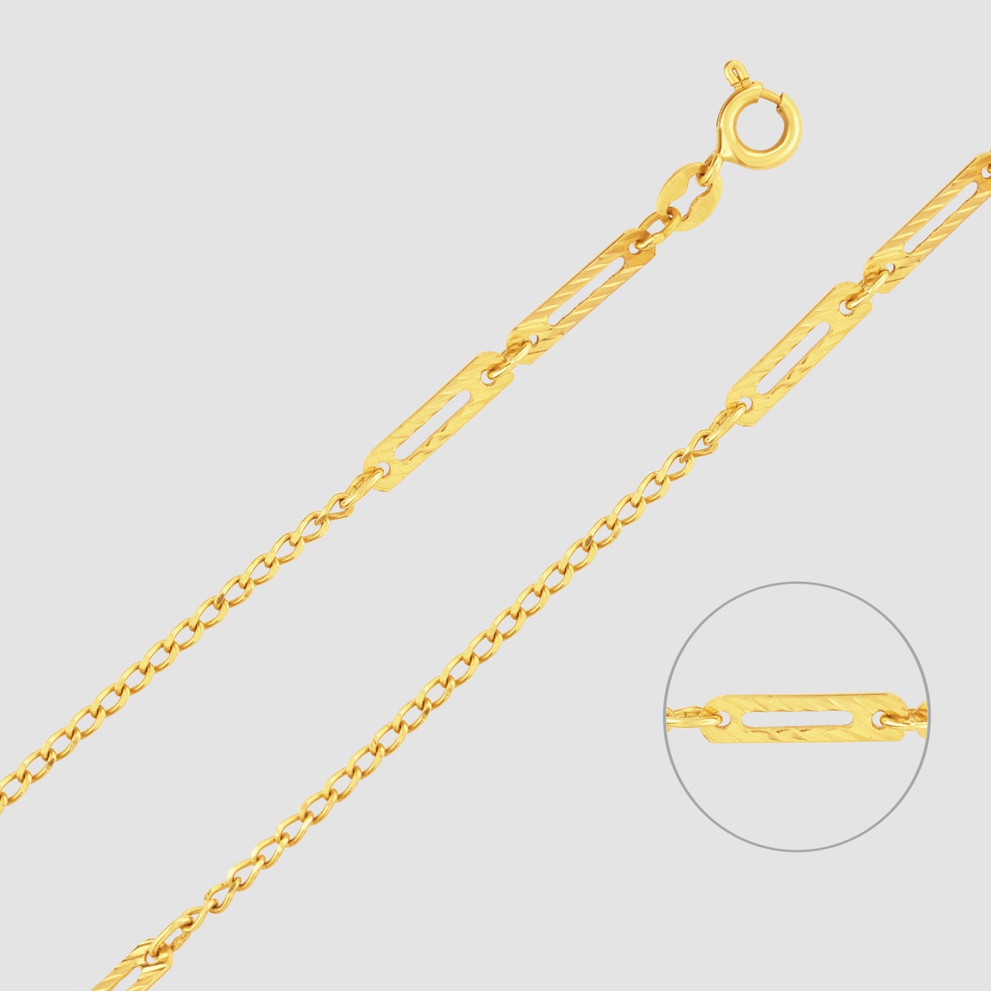 18ct yellow gold necklet