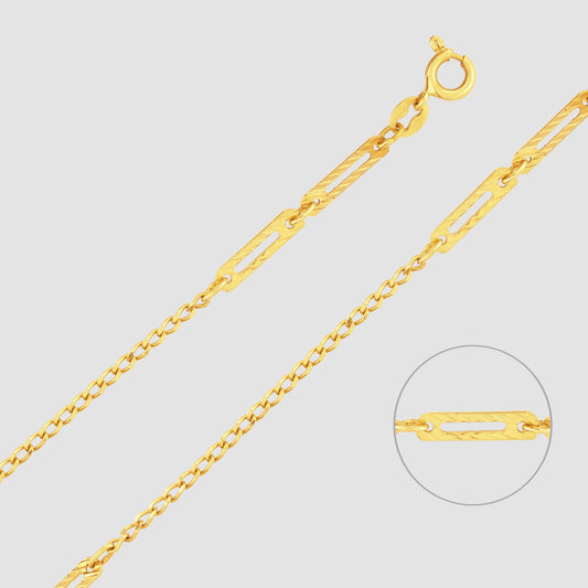 18ct yellow gold necklet