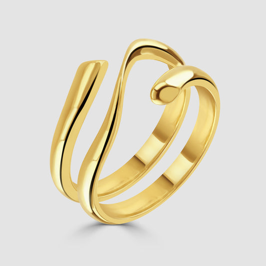 Georg Jensen 18ct yellow gold ring