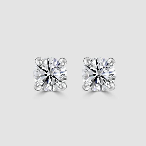 Laboratory diamond stud earrings - 0.51ct